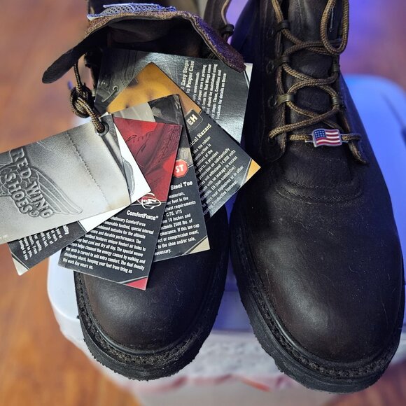 Red Wing 2263 Comfortforce Brown Safety Steel Toe Boots Men's size 11.5 - Picture 2 of 5